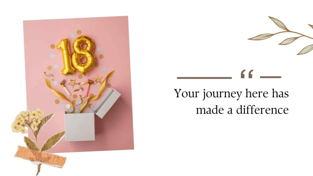 18th anniversary celebration