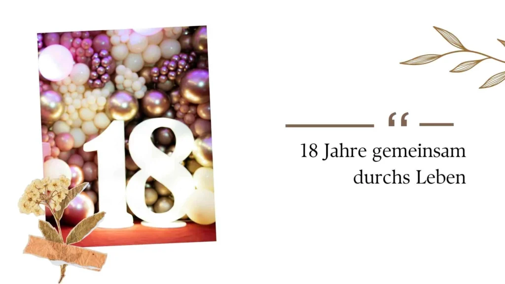 18th anniversary celebration