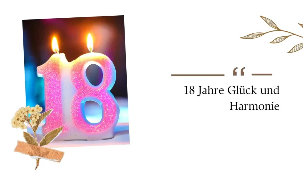 18th anniversary celebration