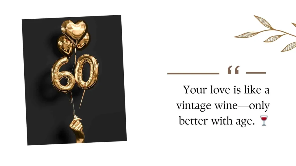 60th wedding anniversary celebration