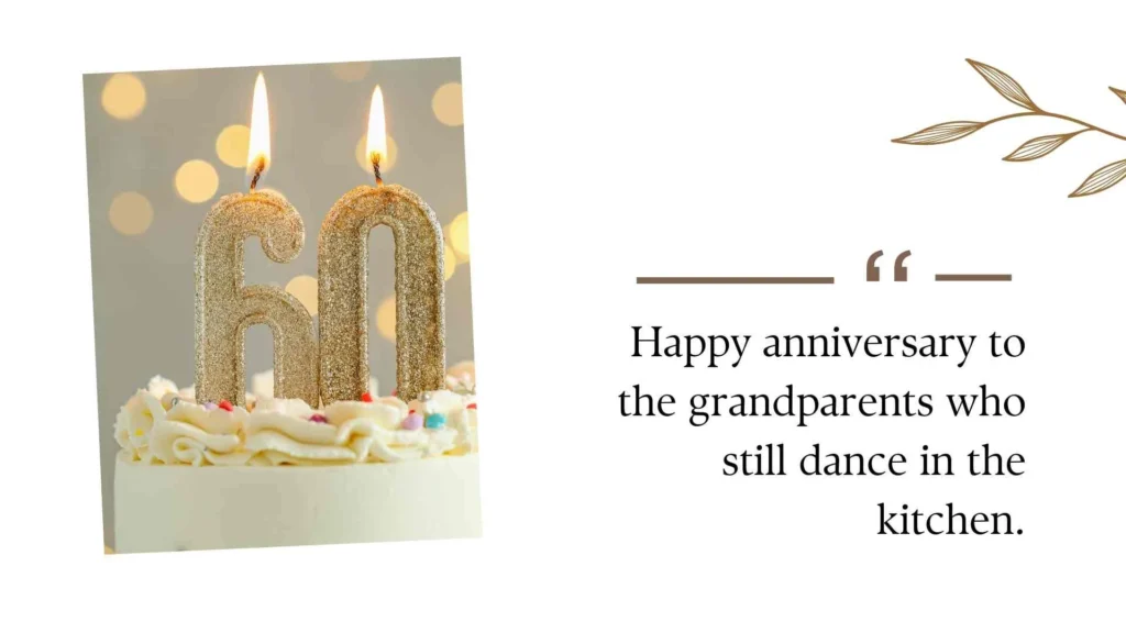 60th wedding anniversary celebration