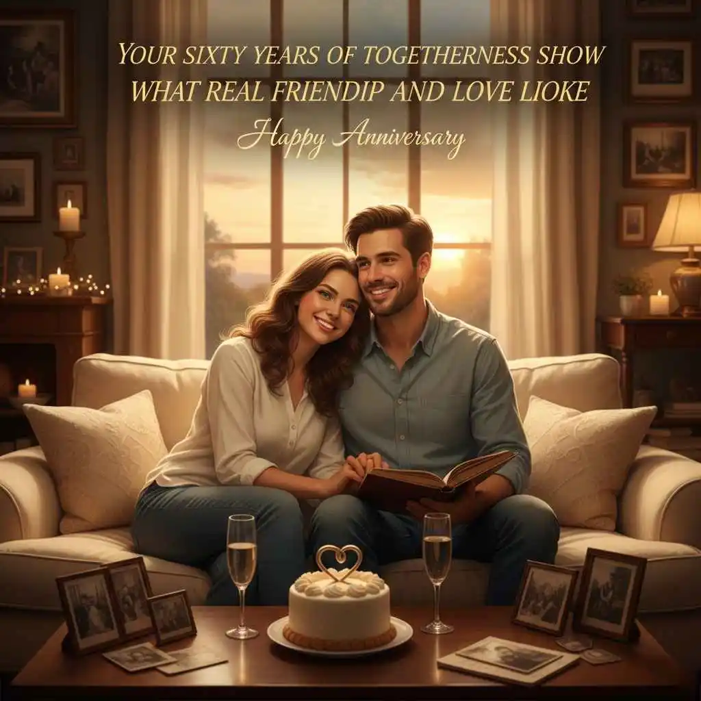 60th wedding anniversary celebration