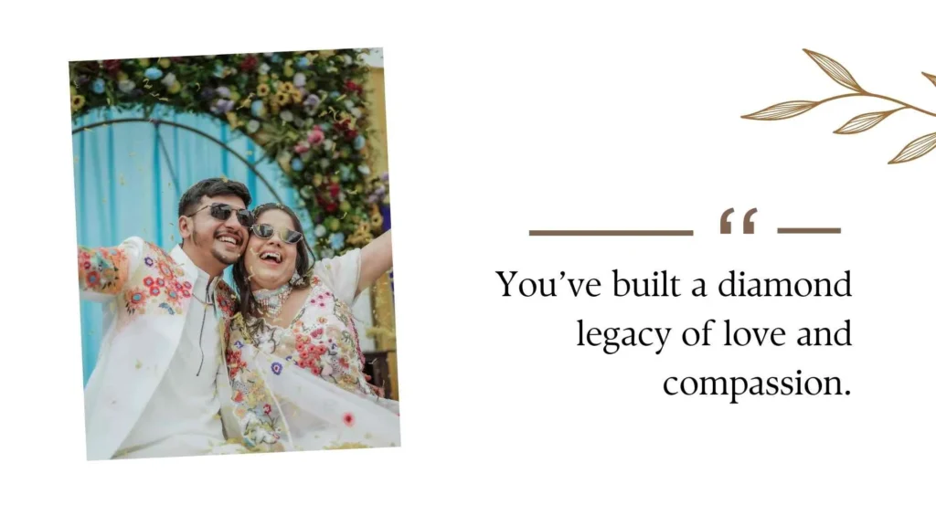 60th wedding anniversary celebration