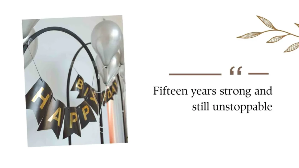 15th Wedding Anniversary Quotes