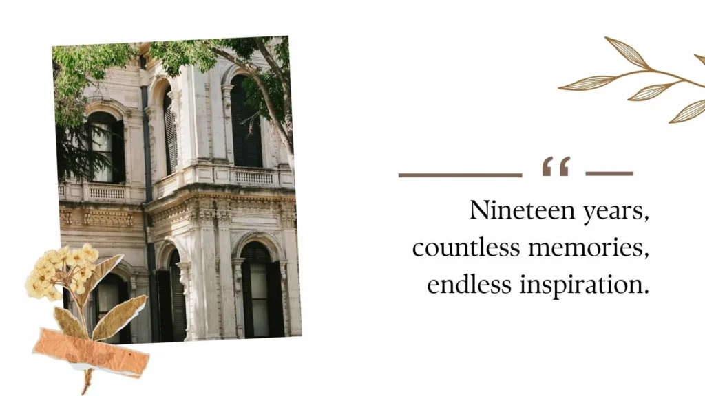 19th Wedding Anniversary Quotes