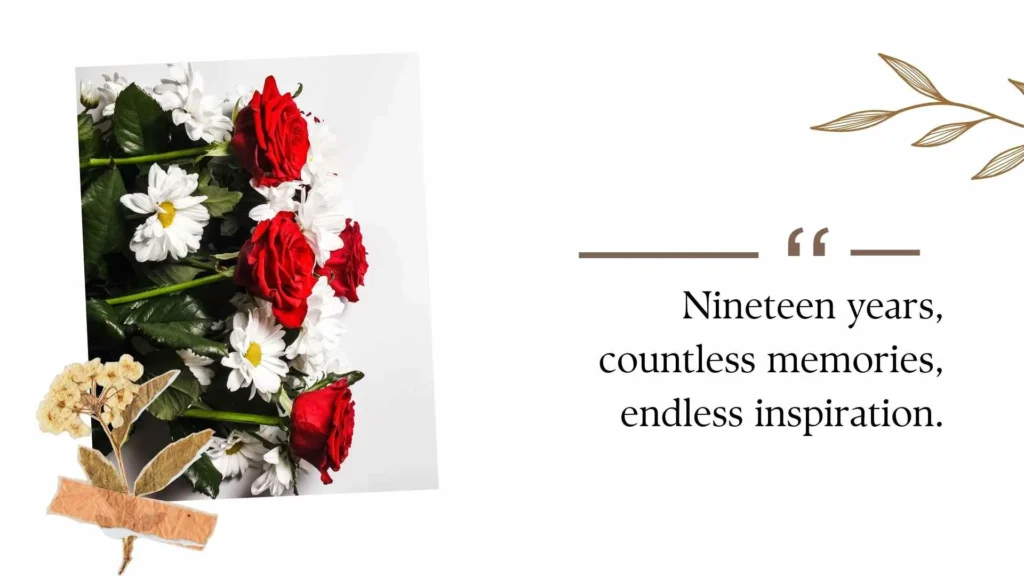 19th Wedding Anniversary Quotes