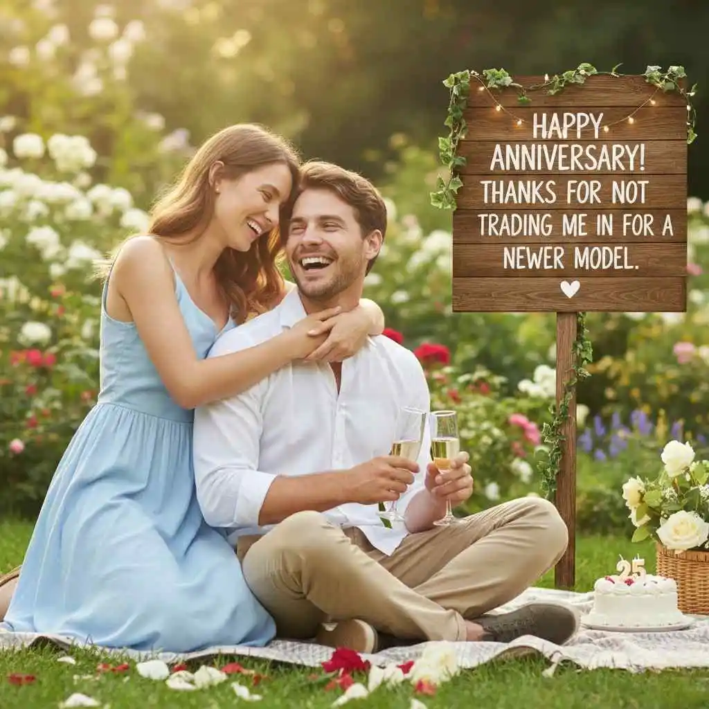 Anniversary Wishes for Husband Funny