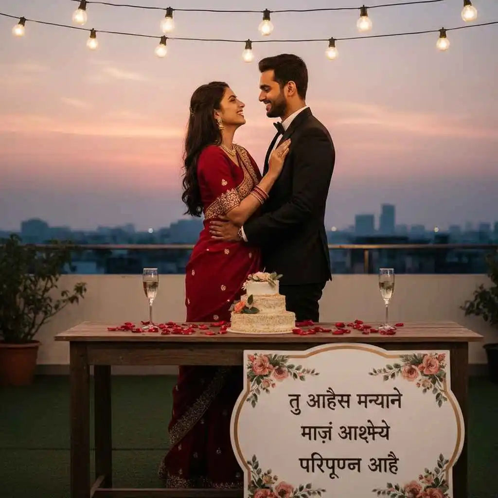 Anniversary Wishes for Husband in Marathi