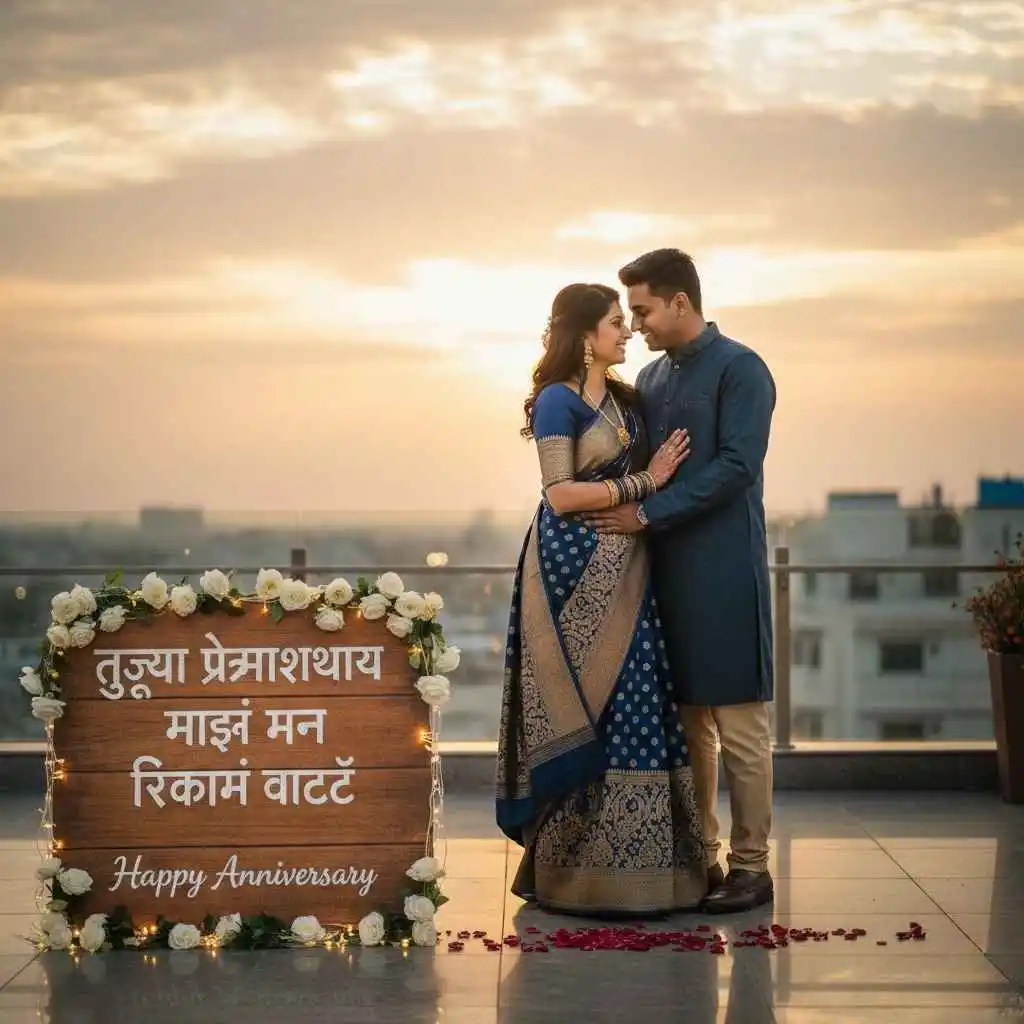 Anniversary Wishes for Husband in Marathi