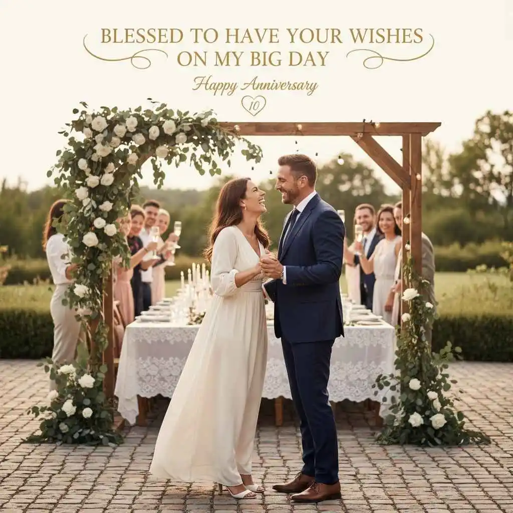 Thanks for adding joy to my special day