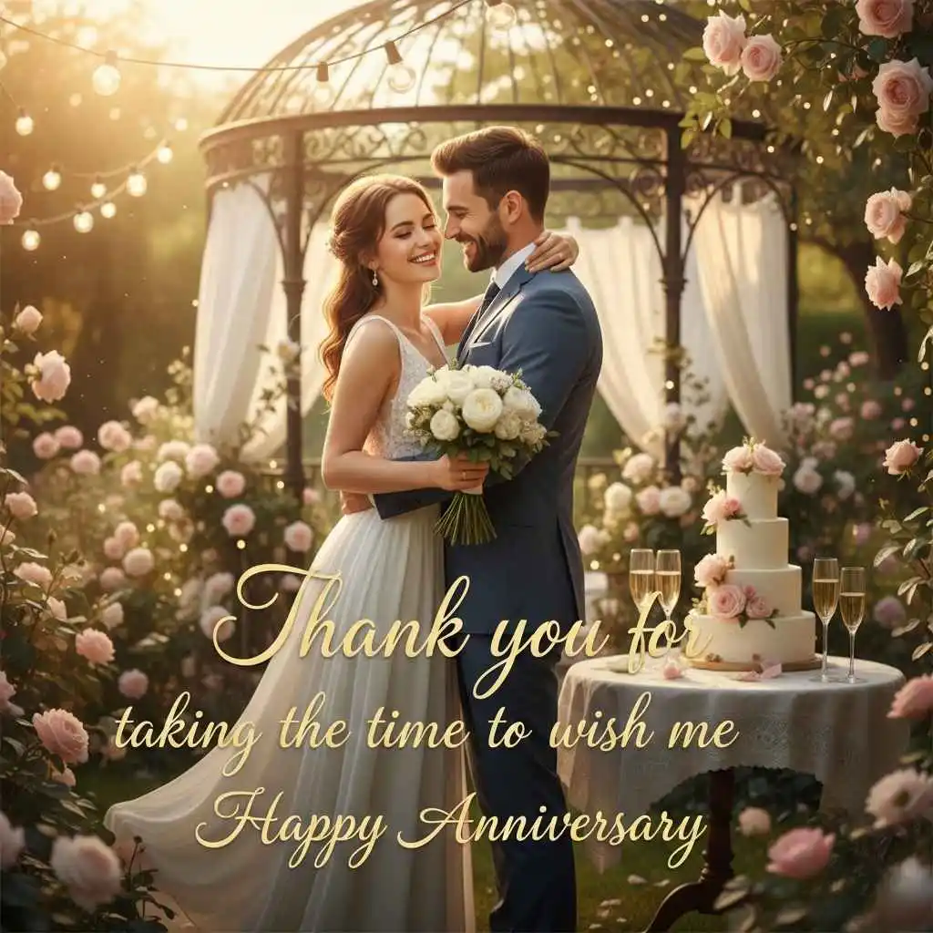 Thanks for adding joy to my special day