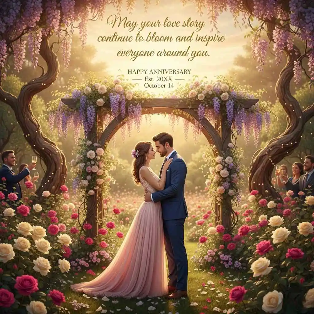 Wedding Anniversary Wishes for Couple