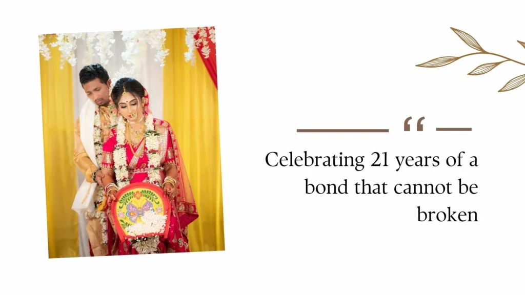 21st Wedding Anniversary Quotes
