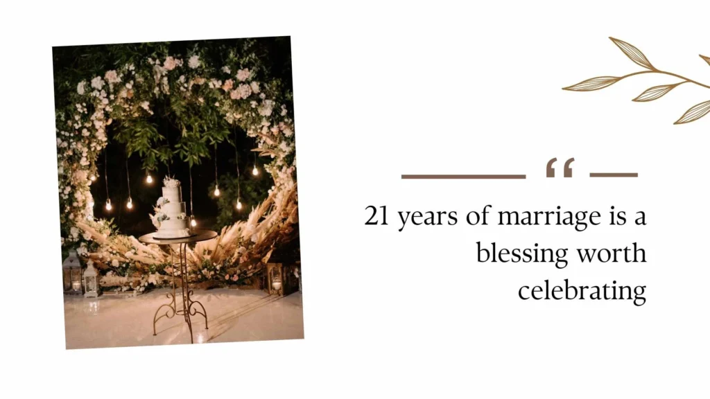 21st Wedding Anniversary Quotes