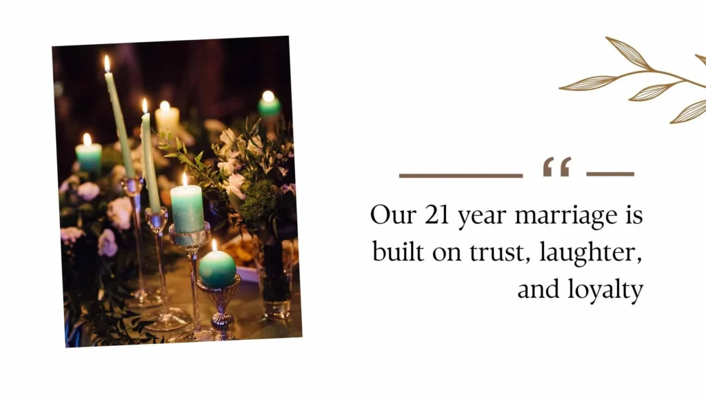 21st Wedding Anniversary Quotes