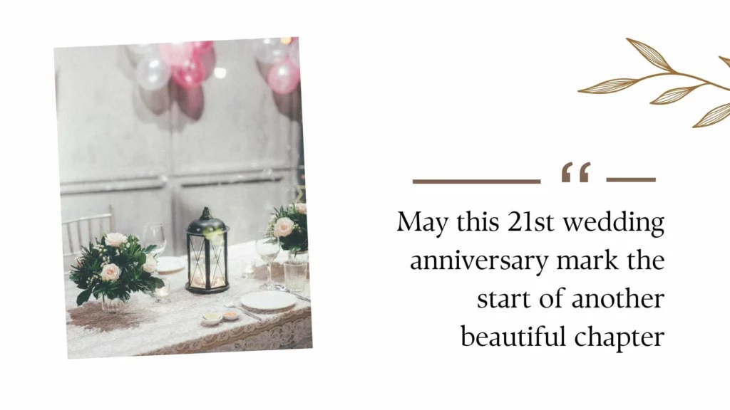 21st Wedding Anniversary Quotes
