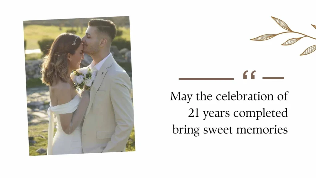 21st Wedding Anniversary Quotes