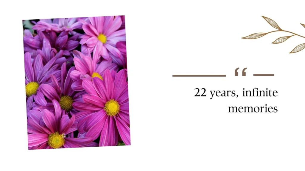 22nd Wedding Anniversary Quotes