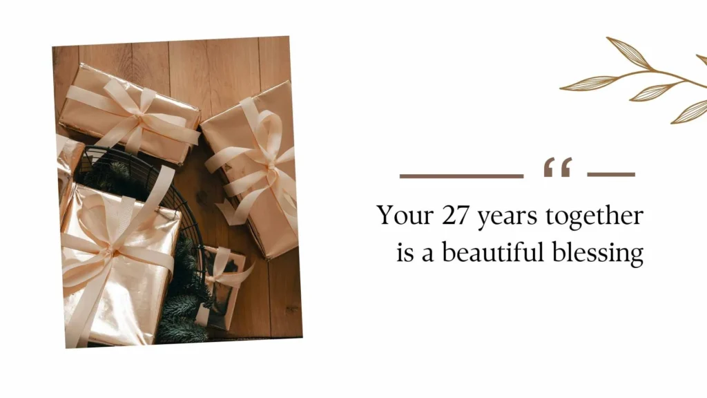 27th Wedding Anniversary Quotes