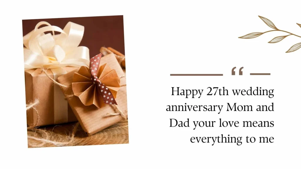 27th Wedding Anniversary Quotes