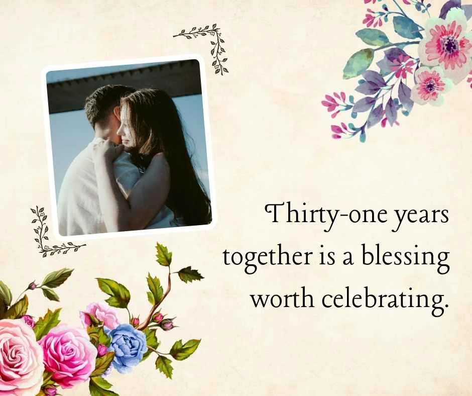 31st Wedding Anniversary Quotes
