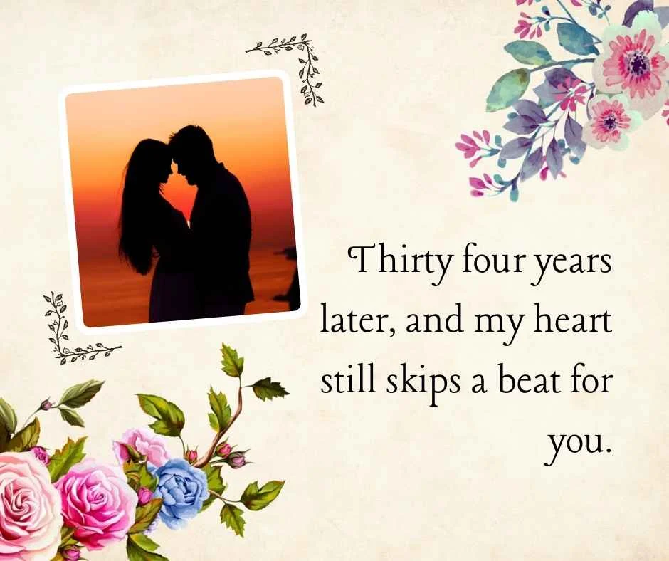 34th Wedding Anniversary Quotes