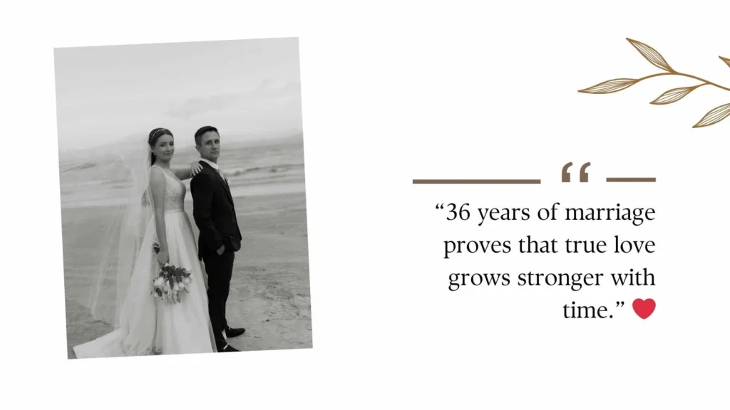 36th Wedding Anniversary Quotes