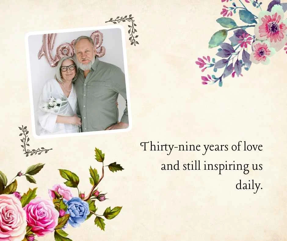 39th Wedding Anniversary Quotes