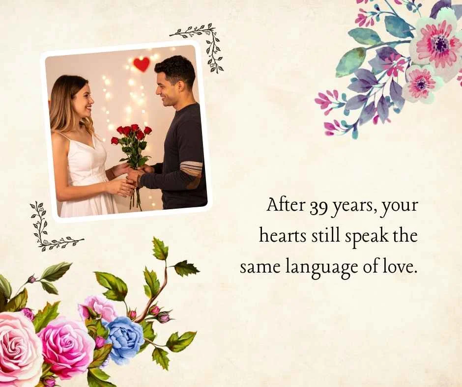 39th Wedding Anniversary Quotes