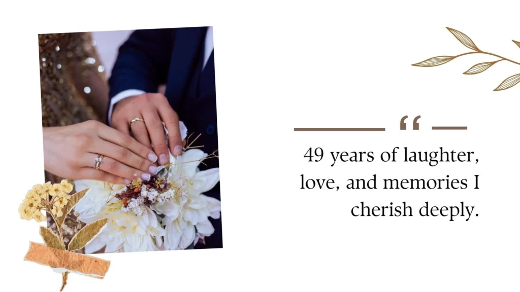 49th Wedding Anniversary Quotes