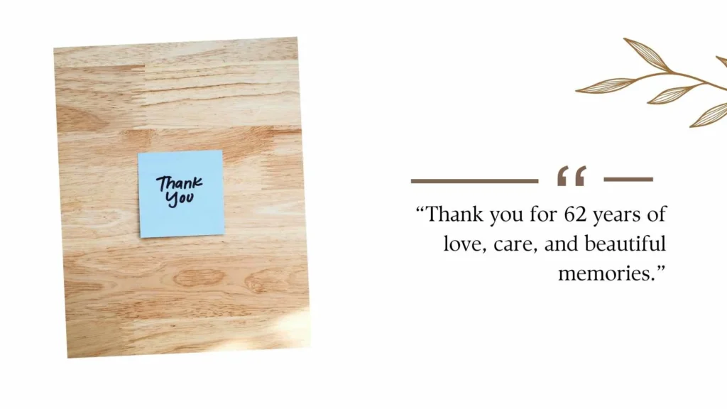 62nd Wedding Anniversary Quotes