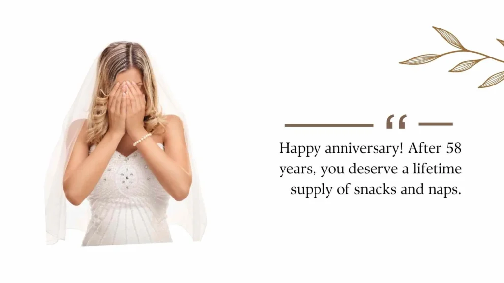 58th Wedding Anniversary Quotes