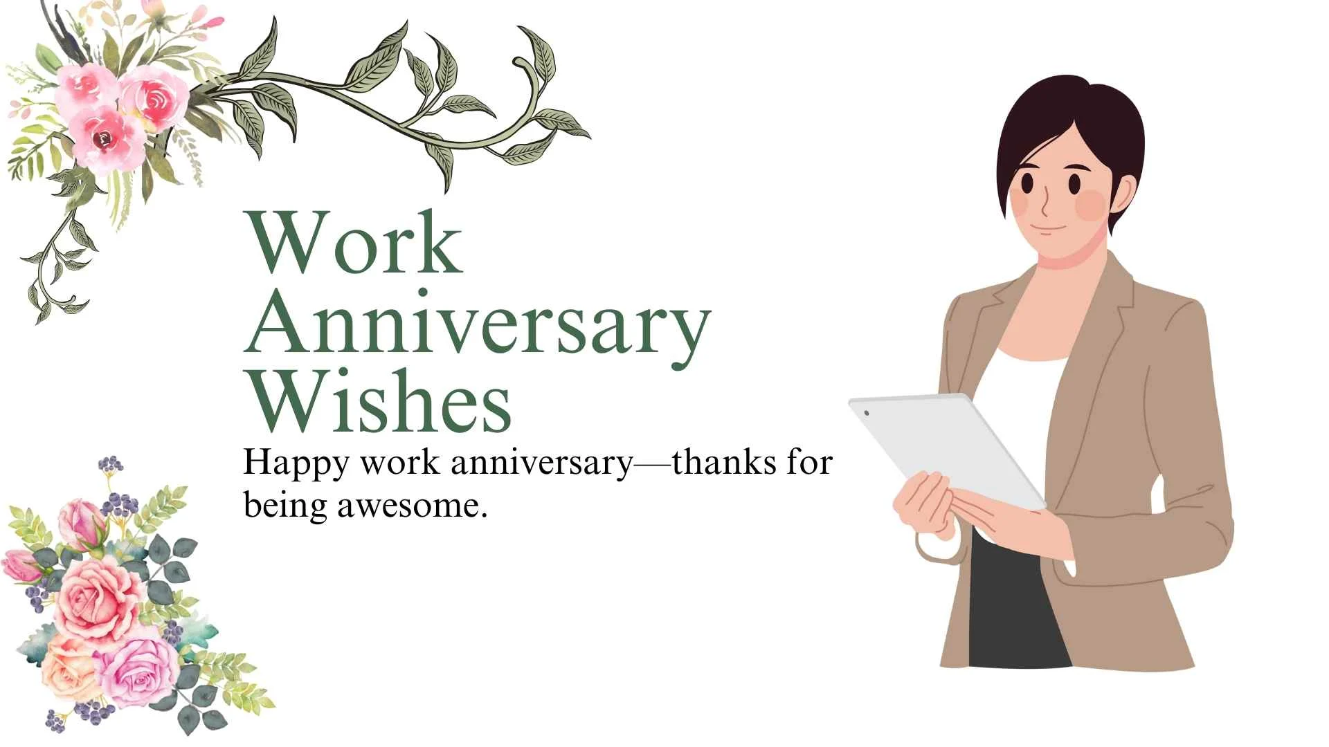 Work Anniversary Wishes