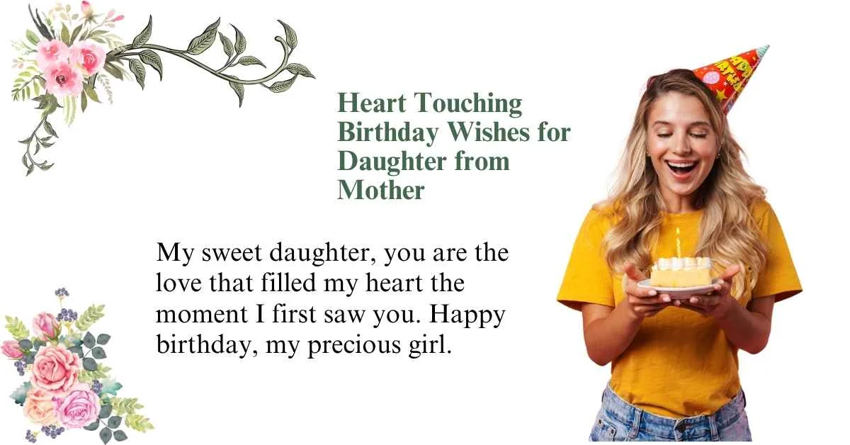 Heart Touching Birthday Wishes for Daughter from Mother
